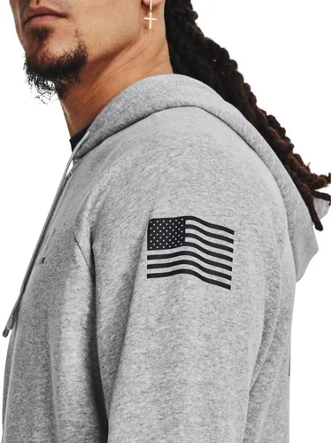 Vista 4 de Under Armour Freedom - Sudadera con capucha con cremallera completa para hombre