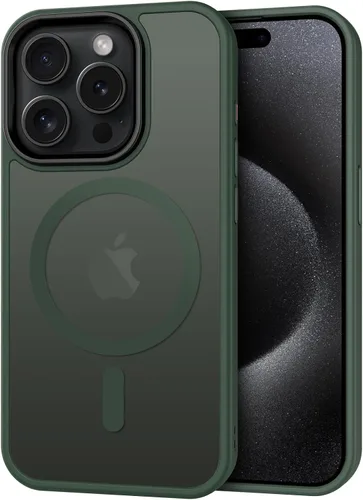 Vista 49 de CACOE Funda magnética para iPhone 12 y iPhone 12 Pro de 6.1 pulgadas - Compatible con MagSafe y soporte magnético para teléfono en el automóvil,