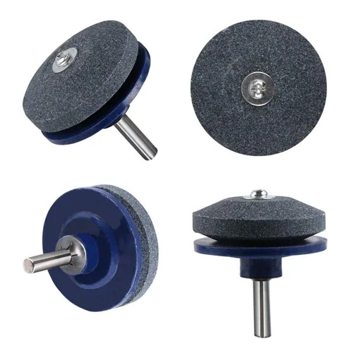 Vista 7 de Afilador de cuchillas para cortacésped, afilador de cuchillas eléctricas, afilador de cuchillos industrial, afilador de piedra, 2.2 x 2.2 in / 2.17