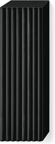 Vista 2 de Staedtler FIMO - Arcilla polimérica suave – Arcilla de horno para modelar, niños, joyas, esculpir, bloque de 1 libra, negro 8021-9
