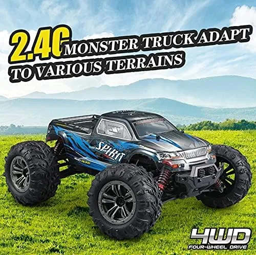 Vista 3 de FMT - Camiones RC de alta velocidad a escala 1:16 de 36 kmh para adultos – 4WD eléctrico todoterreno a prueba de agua, vehículos de control
