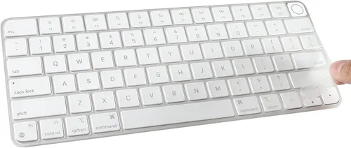 Vista 10 de Allinside Cubierta transparente para teclado Apple Magic (MLA22LL/A) con diseño de EE. UU