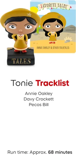Vista 5 de Tonies Favorite Tales: Eloise & Other Folktales Audio Toy Figurine, narrada por Celebrity Voices