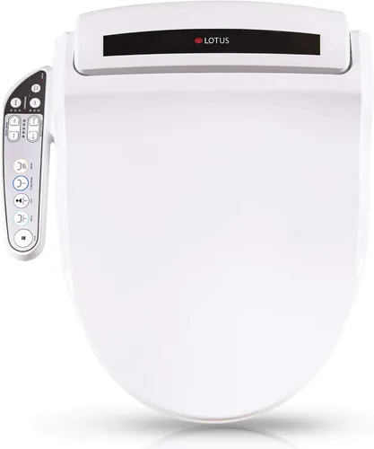 Vista 13 de Lotus Hygiene Systems ATS-500. Asiento para inodoro con tapa inteligente, climatizada con temperatura regulable. Color blanco.