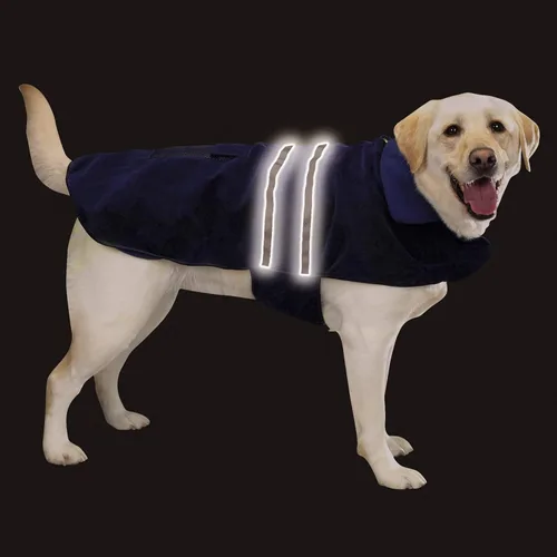 Vista 4 de Chaquetas reflectantes para perros, Casual Canine 12" Small, color verde