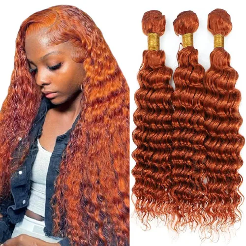 Vista 19 de Color 30 paquetes de cabello humano marrón onda del cuerpo paquetes 8 10 12 pulgadas brasileño virgen Remy extensiones de cabello humano doble trama