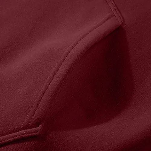 Vista 6 de Conjunto deportivo de 2 piezas para hombre, para otoño e invierno, casual, color liso, deportivo, gimnasio, bolsillos, sudadera de manga larga