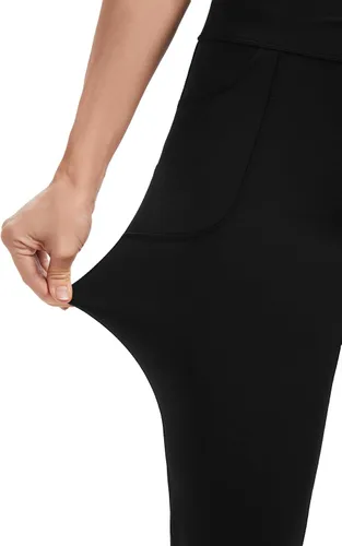 Vista 5 de Blaosn Pantalones deportivos para mujer con bolsillos, pantalones deportivos para entrenamiento, correr, gimnasio, yoga, cómodos, ropa casual