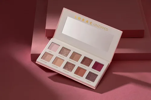 Vista 7 de LORAC Paleta de sombras de ojos sin cremallera, acabado mate y purpurina