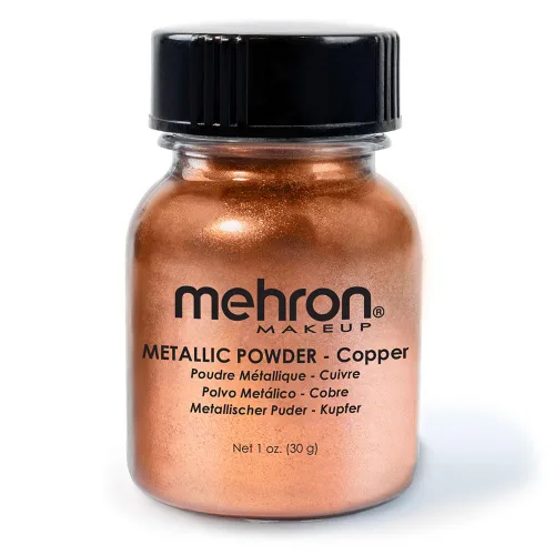 Vista 15 de Mehron Makeup Pigmento de artista - BRONZE Metallic FX Powder Bronce