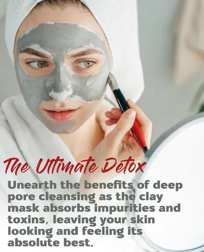 Vista 5 de Aztec Secret – Arcilla curativa india 1 libra – Mascarilla facial y corporal para limpieza profunda de poros – La arcilla de calcio bentonita 100%