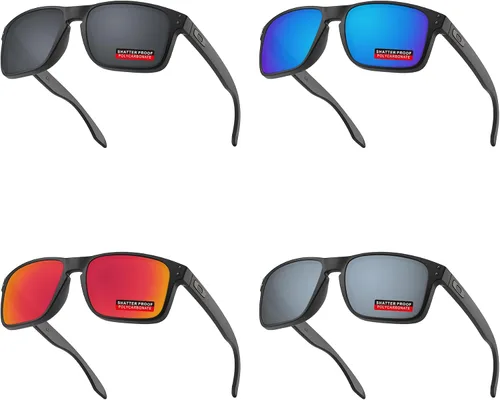 Vista 2 de 4 pares de lentes de repuesto polarizadas de policarbonato PRO+ para gafas de sol Oakley Holbrook OO9102