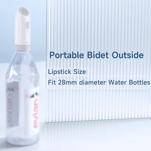 Vista 7 de Bidé portátil de alta presión, bidé portátil eléctrico recargable para mujeres y hombres, limpieza de bidés de viaje, portátiles