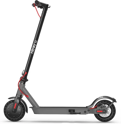 Vista 9 de Hiboy Scooter eléctrico, neumáticos de 8.5 pulgadas, hasta 17 millas de alcance, motor de 350W y 19 MPH, scooter eléctrico plegable y portátil