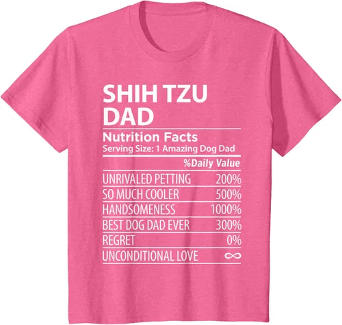 Vista 58 de Shih Tzu Dad - Camiseta divertida para dueño de perro Shih Tzu, Negro