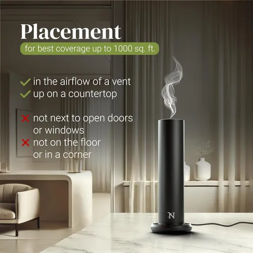 Vista 8 de Dynamo - Difusor de aroma para hotel, difusor de aceite esencial de aire frío para el hogar y habitaciones grandes de hasta 1000 pies cuadrados
