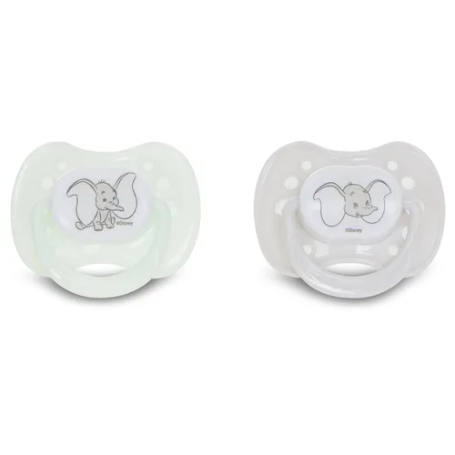 Vista 4 de Disney Juego de biberones y chupetes para bebé, 2 botellas en forma de reloj de arena de 11 onzas + 2 chupetes de ortodoncia, diseños con licencia