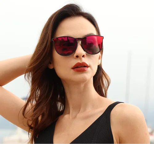Vista 3 de Dollger Sunglasses Womens Men Classic Retro Round Trendy Sunglasses for Women UV Protection