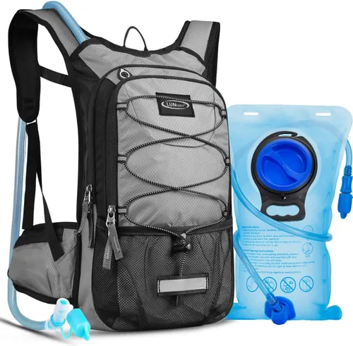 Vista 10 de Mochila de Hidratación Aislada con Vejiga de Agua de 3L Libre de BPA a Prueba de Fugas, Mantiene los Líquidos Frescos hasta por 5 Horas, Mochila