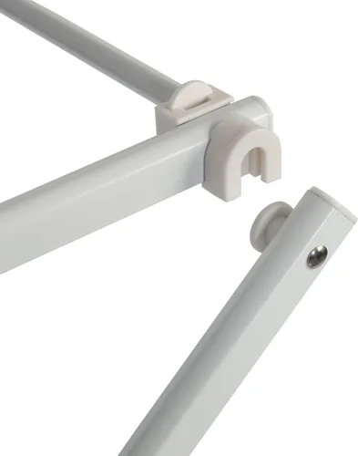 Vista 4 de Honey-Can-Do Estante de secado de ropa plegable, estante de ropa portátil, ahorro de espacio y fácil de almacenar, secadora de ropa resistente