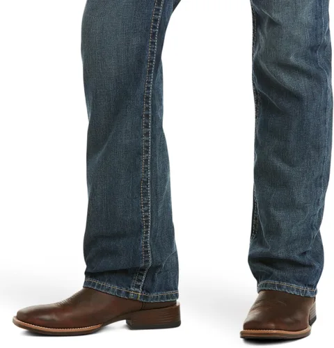 Vista 6 de ARIAT Jeans rectos para hombre M5 Straight Stretch Remming apilable pierna recta