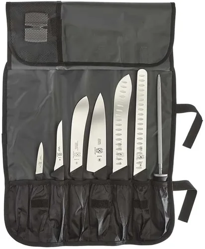Vista 29 de Mercer Culinary BPX M13717 Cuchillo de carnicero americano, 10 pulgadas
