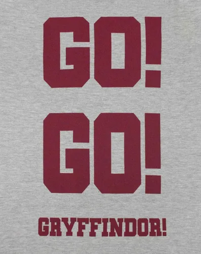 Vista 5 de Harry Potter Camiseta Quidditch Team Captain Girl Raglan Niños Gris Top