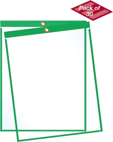 Vista 5 de Job soporte para boleto – Paquete de 30., Verde