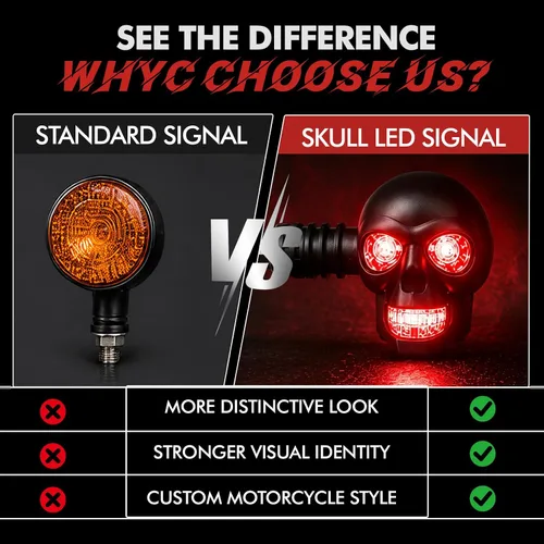 Vista 5 de 2 luces LED de señal de giro para motocicleta, impermeable