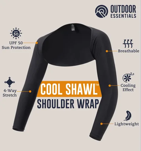 Vista 3 de Mangas de enfriamiento para chal de golf, mangas de chal UV, fundas de brazo para mujer, chal de golf para protección solar