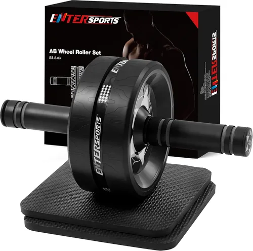 Vista 11 de Ab Roller Wheel for Abs Workout - Abdominal Exercise Equipment with 2 Knee Pads for Home Gym, Core Strength Training, Fitness Equipment for Men &