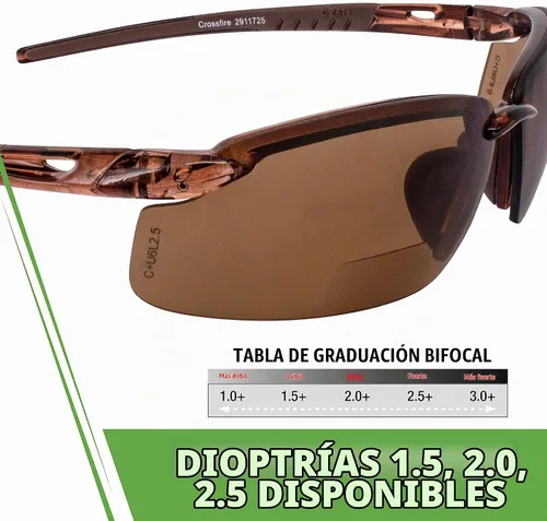 Vista 7 de Crossfire ES5 Gafas de Seguridad Premium, Marco Ultraligero y Pieza Nasal Ajustable