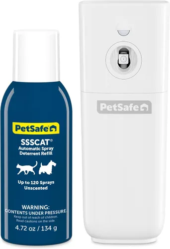 Vista 9 de PetSafe SSSCAT - Espray automático para mascotas para disuasión - Corrección de comportamiento sin contacto - Sensor de movimiento con ráfaga