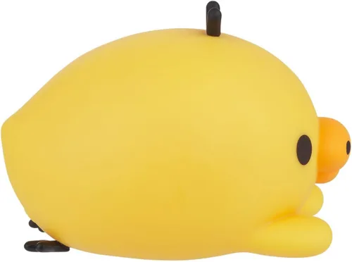 Vista 6 de Rilakkuma Kiiroitori San-X Figura de Juguete de Vinilo Original Acostada Korilakkuma