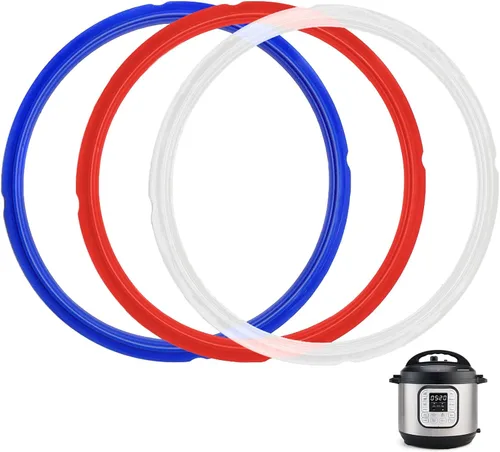 Vista 16 de Paquete de 3 anillos de sellado de 6 cuartos para anillos de sellado instantáneo de ollas de repuesto para sello instantáneo de olla de 5/6 cuartos