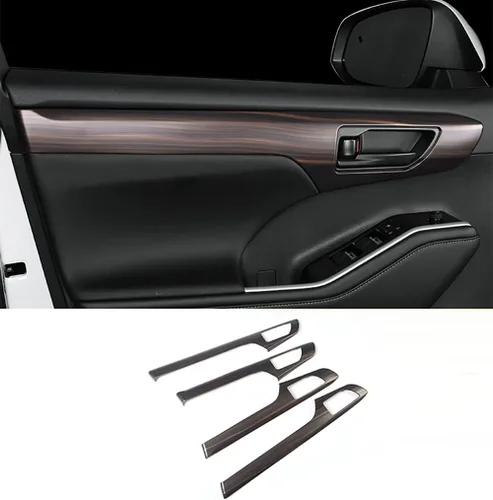 Vista 6 de ERIDANUS Auto Accessories Fit for Highlander 2023 2022 2021 2020 - Reposabrazos de puerta interior, tazón y panel de puerta, kit de molduras