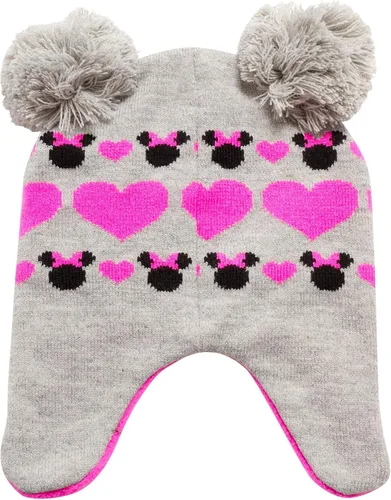 Vista 6 de Disney Girls Minnie Mouse and Vampirina Winter Hat and 2 Pair Mitten or Glove Set (ToddlerLittle Girl)