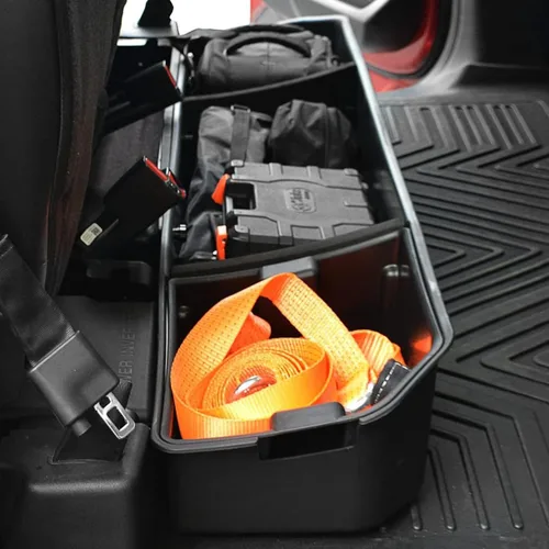 Vista 10 de oEdRo Almacenamiento debajo del asiento apto para Ford F-150 F150 SuperCrew/Crew Cab 2015-2025, F-250/F-350/F-450/F-550 Super Duty 2017-2024