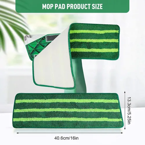 Vista 11 de Paquete de 3 repuestos para trapeador Libman Freedom, almohadillas de microfibra reutilizables de repuesto para trapeador, almohadillas de limpieza