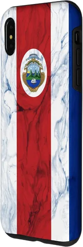 Vista 26 de Bandera de Costa Rica y fondo elegante - Funda del orgullo costarricense para iPhone 17