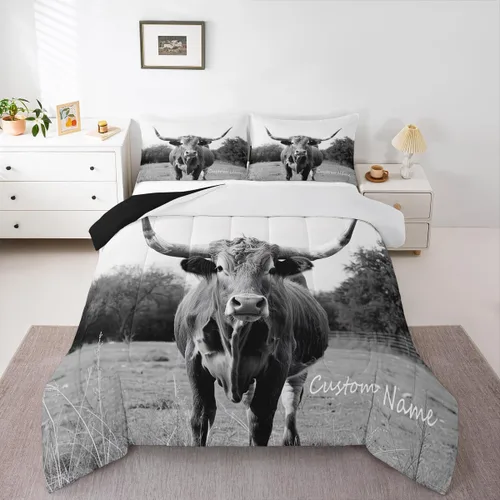 Vista 12 de Juego de ropa de cama personalizado con lentejuelas negras y doradas, tamaño individual, edredón de corazón dorado con purpurina para mujeres