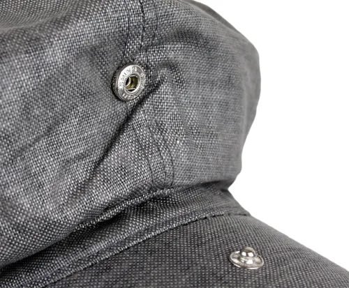Vista 7 de Sombrero de lino para hombre de 8 paneles Applejack Gatsby Newsboy Ivy