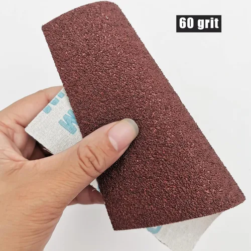 Vista 5 de 1/4 Hoja de papel de lija de 4.5 x 5.5 pulgadas, papel de lija húmedo y seco, 30 piezas de hojas de lija para lijadoras de palma, lijado manual