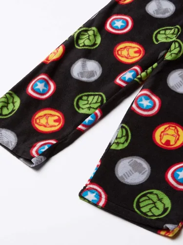 Vista 4 de Marvel Conjunto de pijama de algodón ajustado de 2 piezas para niños, suave y lindo para niños