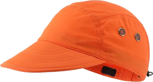 Vista 2 de Connectyle Gorra de protección solar UV para hombre, gorra de senderismo con solapa para el cuello, sombrero de pesca