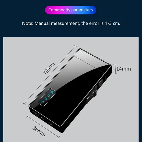 Vista 7 de Black Dragon - Encendedor de arco y butano 2 en 1, linterna de llama de chorro, recargable por USB, resistente al viento, recargable para barbacoas