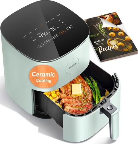 Vista 8 de Cosori Air Fryer Pro LE 5 cuartos de galón, 9 en 1, revestimiento de Gris-oscuro