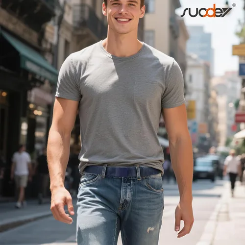 Vista 3 de SUOSDEY Cinturones de nylon para hombres Cinturón táctico militar de la web hebilla de metal resistente 1.5 pulgadas