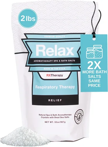 Vista 14 de Relax Spa & Bath, Epsom & Sales del Mar Muerto, sales de baño de aromaterapia para bañera de hidromasaje, baño o spa, infundidas con magnesio, 32