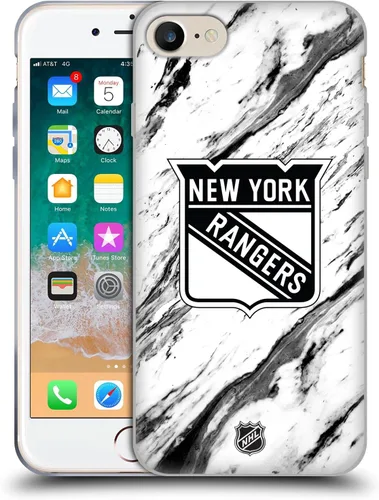 Vista 149 de Head Case Designs Funda de gel suave con licencia oficial de la NHL Camouflage New York Rangers compatible con Apple iPhone 7 Plus/iPhone 8 Plus